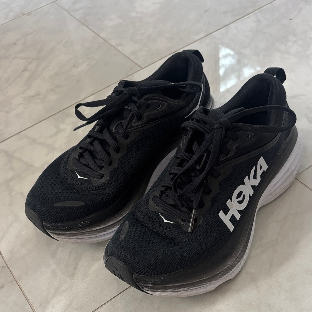 Hoka Black Athletic Sneakers